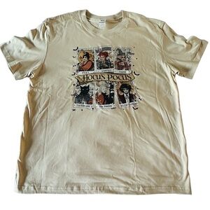 Hocus Pocus Graphic T-Shirt - Cream Halloween 🎃 women large